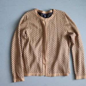 Size 10 - 12 MP Lands End Brown/Black Sweater